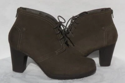 ROCKPORT COBB HILL US 9 9M Abeto Verde Nubuck Cuero Botines Zapatos KEARA Foto 1 de 4