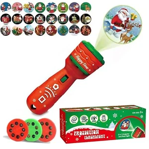 Christmas Flashlight Projector for Kids, 24 Different Christmas Tree Santa Cl... - Picture 1 of 5