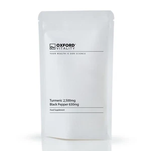 Turmeric 2,500mg and Black Pepper 630mg Tablets - Picture 1 of 7
