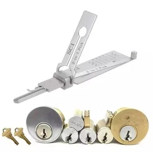 2-in-1 SS001 Key Repair Tools Lock Key Precision Hook Maintenance Repair Tool - Picture 1 of 12
