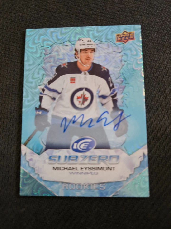 2022-23 Upper Deck Ice MICHAEL EYSSIMONT SZ-ME Rookie SUB ZERO Auto Autograph - Image 1 of 1