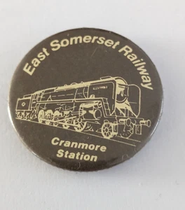 East Somerset Eisenbahn Cranmore Bahnhof Knopfabzeichen 35 mm - Bild 1 von 2
