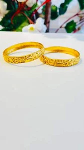 Gold Imitation Bangles Rose - Picture 1 of 5