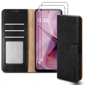 Pour Samsung Galaxy A16 Etui Portefeuille Cuir Support à Rabat Housse Téléphone & Vitre Ecran - Photo 1 sur 21
