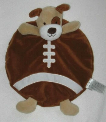 Одеяло для безопасности футбольного щенка собаки милое коричневое плюшевая погремушка Baby Starters - Изображение 1 из 2