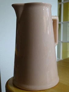 SARREGUEMINES ALTER KRUG KRUG PARISER TOPF STEINGUT LACHS ROSA PULVER 19,5 cm - Bild 1 von 10