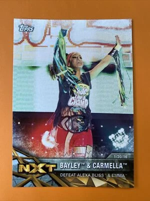 Bayley/Carmella 2017 Topps WWE Women's Division NXT Matches Moments #NXT-11 - Image 1 of 2