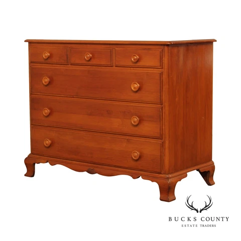 Kling American Colonial Style Maple Chest of Drawers Cover