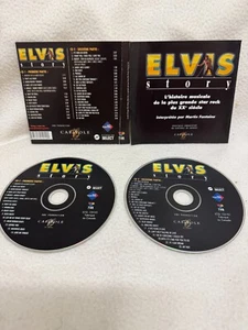 Elvis Story Two CD Set - TWO CD'S ONLY WITH FRONT PAPER INSERT!!! - Picture 1 of 1