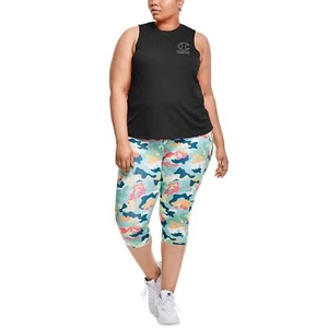 Champion 289850 Women Plus Size Logo, Women’s Racerback Tank, Black-586794, 3X - Picture 1 of 2