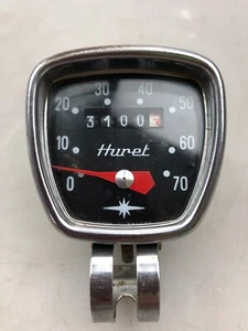 Velocímetro bicicleta HURET esquina 0-70 km vintage retro / clásico - Imagen 1 de 7