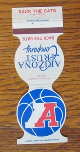 CUBIERTA DE LIBRO DE PARTIDOS DE BALONCESTO: 1980-81 HORARIO DE LA UNIVERSIDAD DE ARIZONA CUBIERTA DE PARTIDO B2 - Imagen 1 de 3