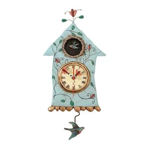 Allen Designs Fly Bird Ticking Bird Pendulum Clock P8008 - Picture 1 of 5