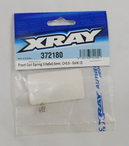 XRA372180 XRAY Front Coil Spring C = 3.5 (Gold) (2) - Picture 1 of 1