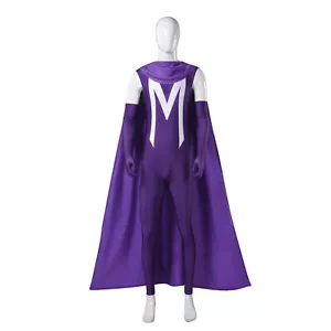 Cosplay X-Men 97 Magneto Jumpsuit Cloak Superhero Halloween Bodysuits Costumes - Picture 1 of 9