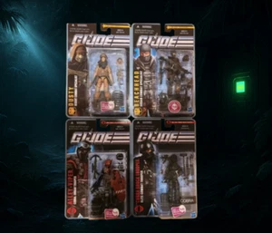 Bundle Deal GI Joe Pursuit of Cobra POC (x4) Dusty Beachhead Alley Shock - Picture 1 of 11
