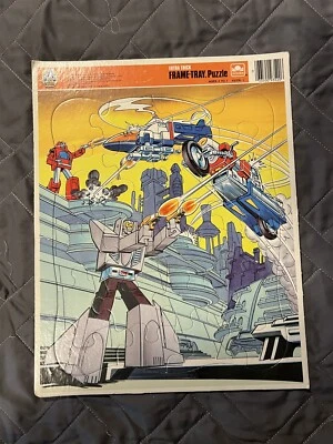 PUZZLE BANDEJA MARCO TONKA GO BOTS 1985 VINTAGE  Foto 1 de 4