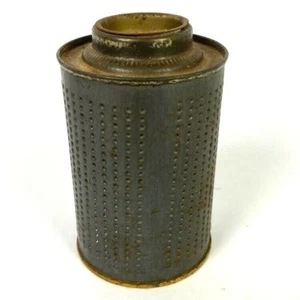 Stanley Home Products Tin Canister 4" Tall USA Made - Picture 1 of 4