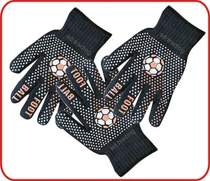 Guantes mágicos negros con agarre de invierno de fútbol talla única al por mayor 6,12,36,48 - Imagen 1 de 1