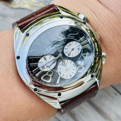 Charriol The Force Men's Automatic Chronograph FC361FC04 - Silver Dial! MSRP $4K - Image 1 of 4