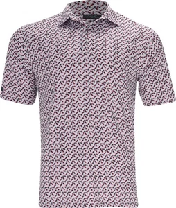 Greg Norman ML75 Stretch Mesh Champions Crown White Shirt Men - Picture 1 of 17