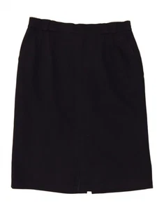 BASLER Womens Straight Skirt UK 18 XL W34 Black BF02 - Picture 1 of 3