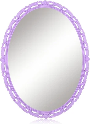 Magnetic Locker Mirror, Real Glass Small Mirror for Locker with Magnetic Backing - Image 1 of 4