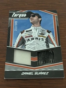 2017 Panini Torque NASCAR Racing Dual Material #DM-DS Daniel Suarez /249 MEM - Picture 1 of 1