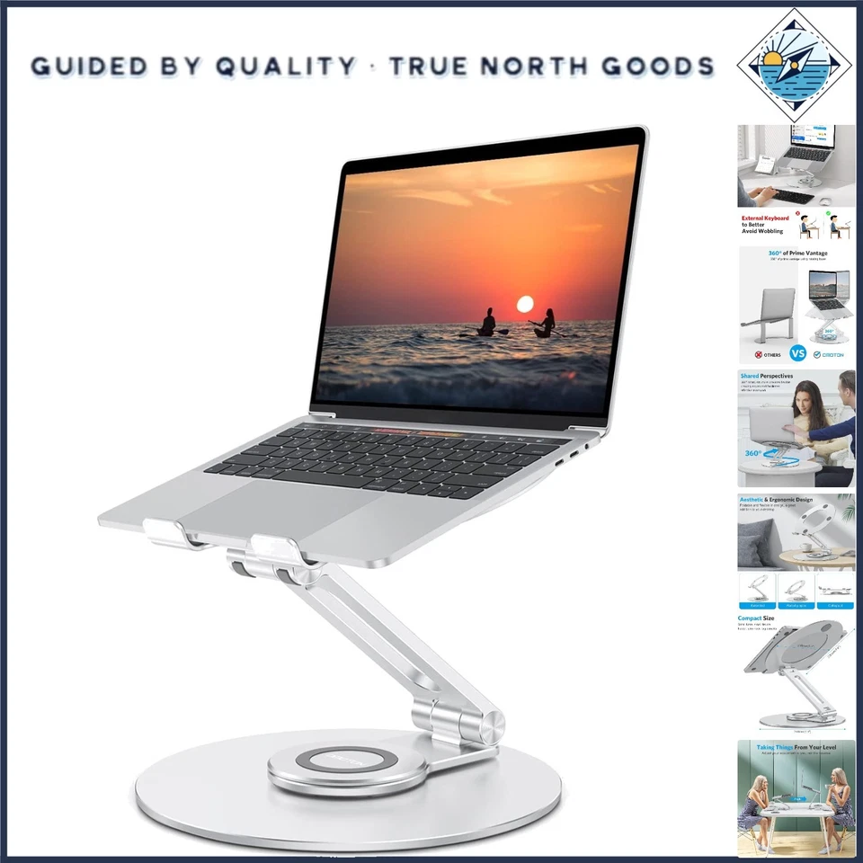 Omoton LA04 Adjustable Laptop Stand 360° Rotation
