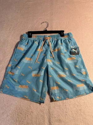 Nuevo con etiquetas Traje de baño grande Puma Aqua Board Shorts para hombre Foto 1 de 4