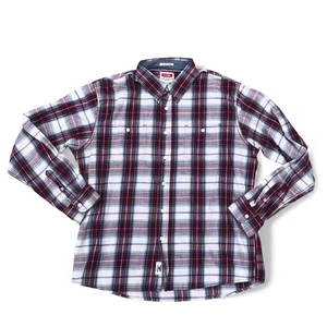 WRANGLER Button Down Flanellhemd Herren XL kariert Langarm Kragen - Bild 1 von 8