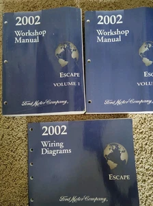 Manual De Taller De Servicio Y Reparación Para Ford Escape 2002 Con EWD - Imagen 1 de 3