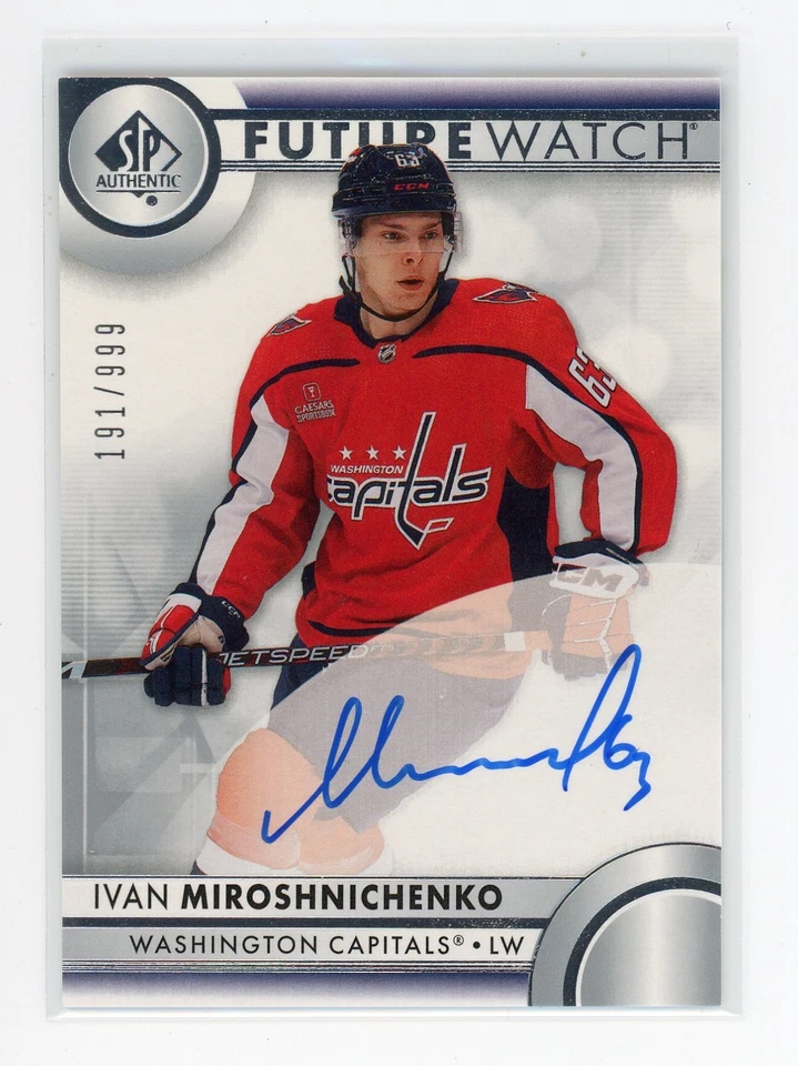 2023-24 SP Authentic #198 Future Watch Ivan Miroshnichenko Rookie Auto RC /999 - Image 1 of 1