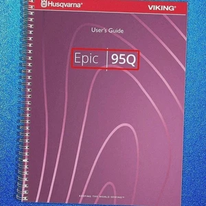 HUSQVARNA Viking Epic 95Q Instruction Manual : 128 Pages, Color - BINDER - Picture 1 of 5