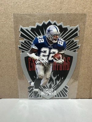 1997 skybox impact excelerators die cut emmitt smith #10 - Image 1 of 2