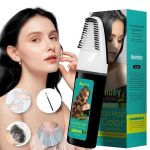 Easy Black Hair Dye,Natural Hair Dye Shampoo for Women,Semi Permanent Hair Co... - Picture 1 of 7