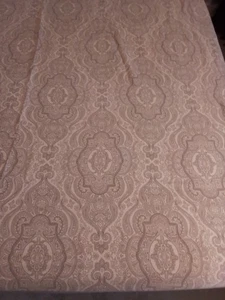 Ralph Lauren Café Paisley Sateen Queen Fitted Sheet Brown Tan Medallion Floral - Picture 1 of 7