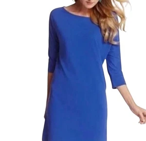 Lilly Pulitzer Women’s Sz XS Cassie Dress Cobalt Blue 3/4 Sleeve - Picture 1 of 8