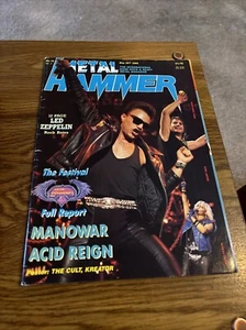 Metal Hammer Magazine May 29.1989 Led Zeppelin, Manowar Acid Reign, the Festival - Picture 1 of 6