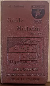 1926 Michelin Guide Belgique - Food Guide Restaurants, Luxembourg Holland - Foto 1 di 6