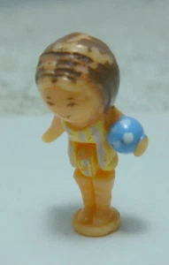 Vintage 1993 Polly Pocket Beach Cafe Figure Lulu - Picture 1 of 2