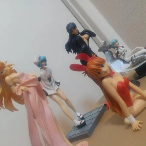 Neon Genesis Evangelion Figure Misato Katsuragi Rei Ayanami Asuka Langley Cover