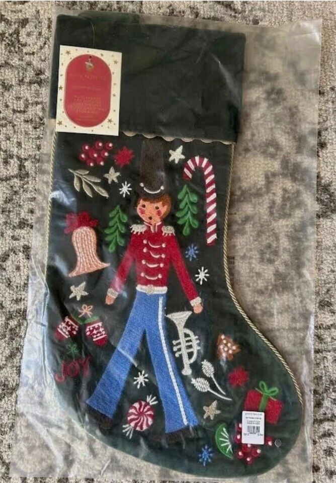 Medias de Navidad Cascanueces Pottery Barn Kids Rifle Paper & Co. SIN MONOGRAMA Foto 1 de 1