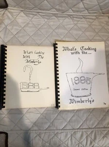 What's Cooking with the Wimberly's ~ Set of 2 Books ~ 1988 & 1995 - Picture 1 of 2