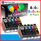 (10-Pack,2B2b2c2m2y) Bci3e Bci6 Ink Cartridge Bci-3 Bci-6 For Ip5200 Ip6000d