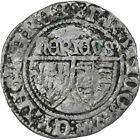 [#348494] France, Henry Vi, Blanc Aux Écus, 1422-1453, Auxerre, Ef, Bil, Lon