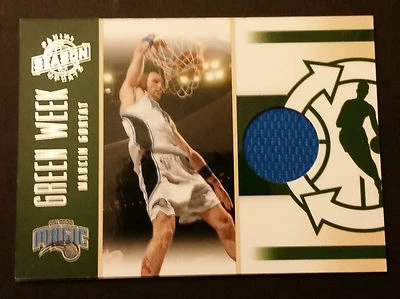 Marcin Gortat Magic WIzards Suns 2011 Panini Green Week Jersey Certified JG4 - Image 1 of 2
