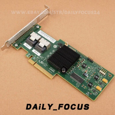 For IBM M1015 SAS SATA PCI-e RAID Controller Card LSI SAS9220-8i ServeRAID - Image 1 of 4