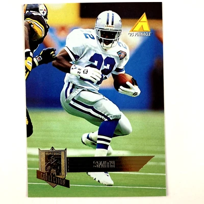 Emmitt Smith 1995 Pinnacle Club Collection Card #229 NFL Dallas Cowboys - Image 1 of 2