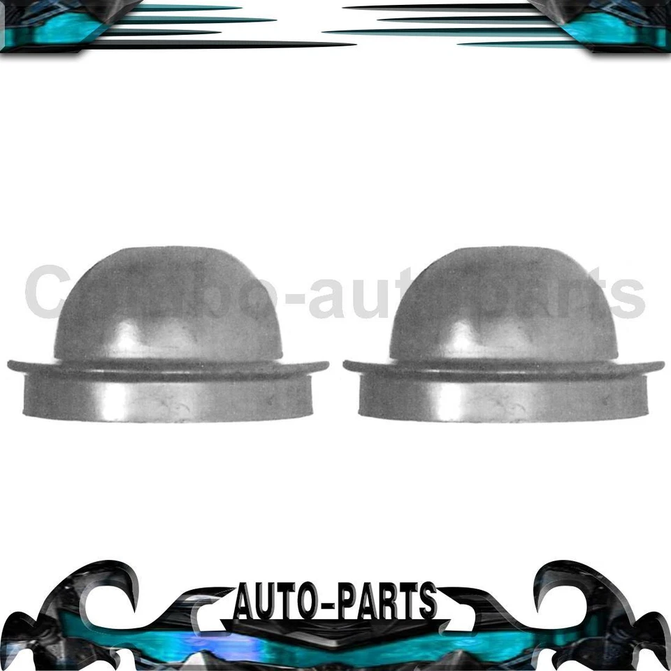 Tapa antipolvo de cojinete de rueda delantera 2 piezas para Chevrolet Townsman 1969-1972 Foto 1 de 4